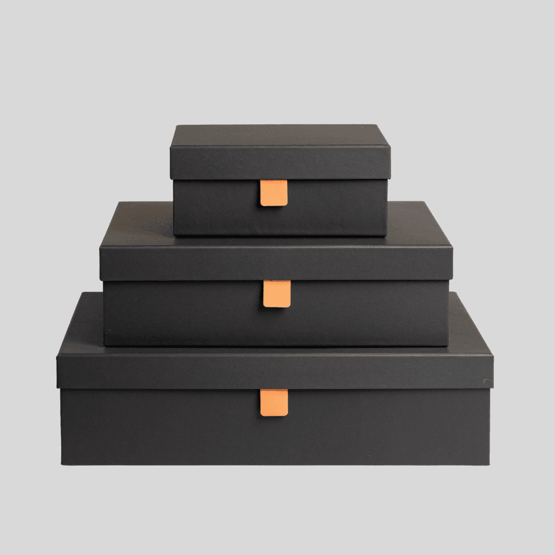 Caja DecoBox Black set X3