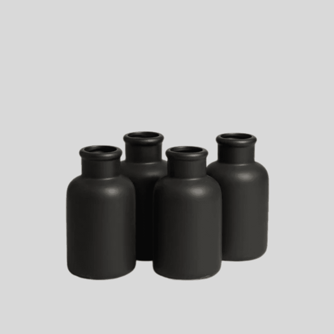 Jarrón Cuello Alto Set x 4