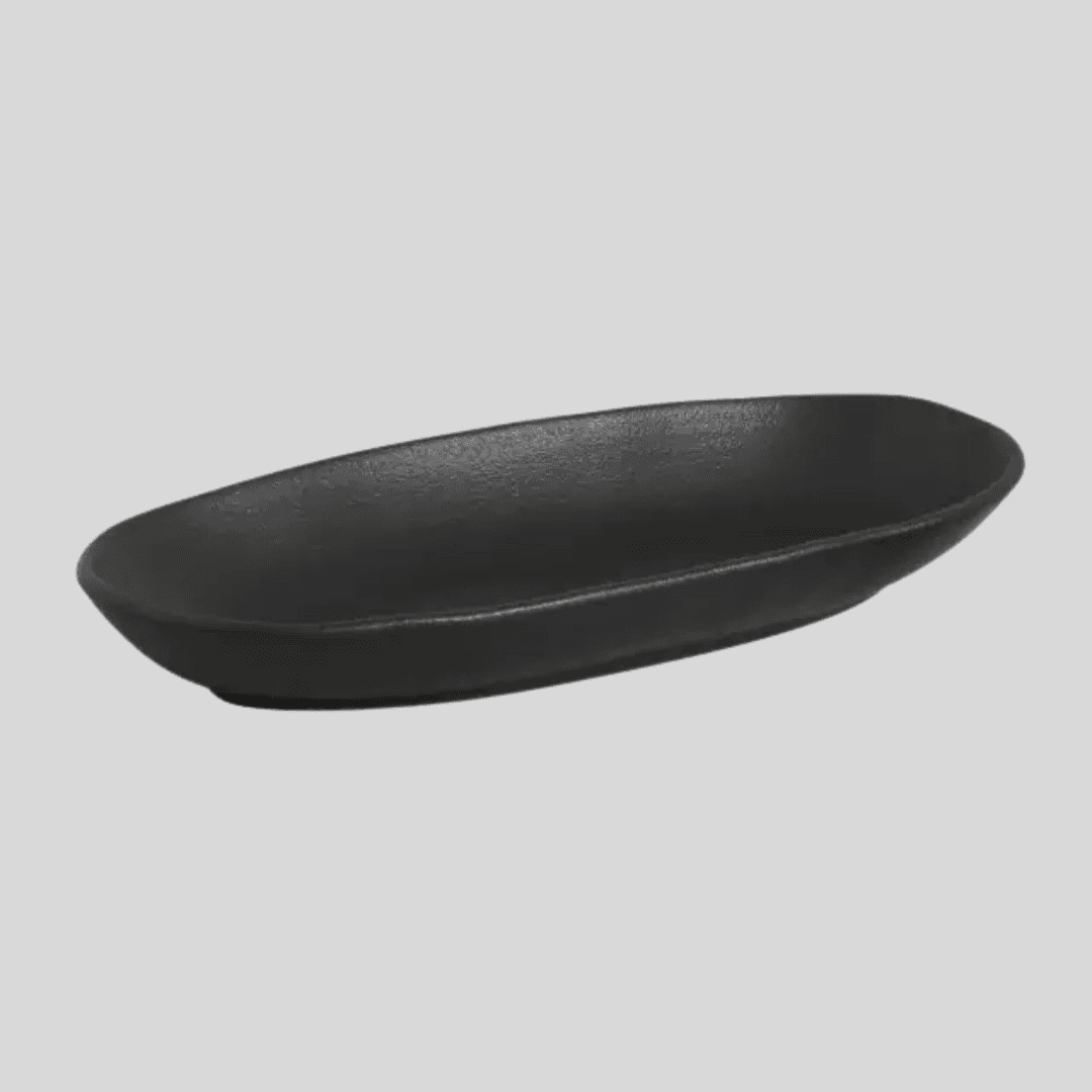 Fuente Ovalada Orgánica Plain 32cm