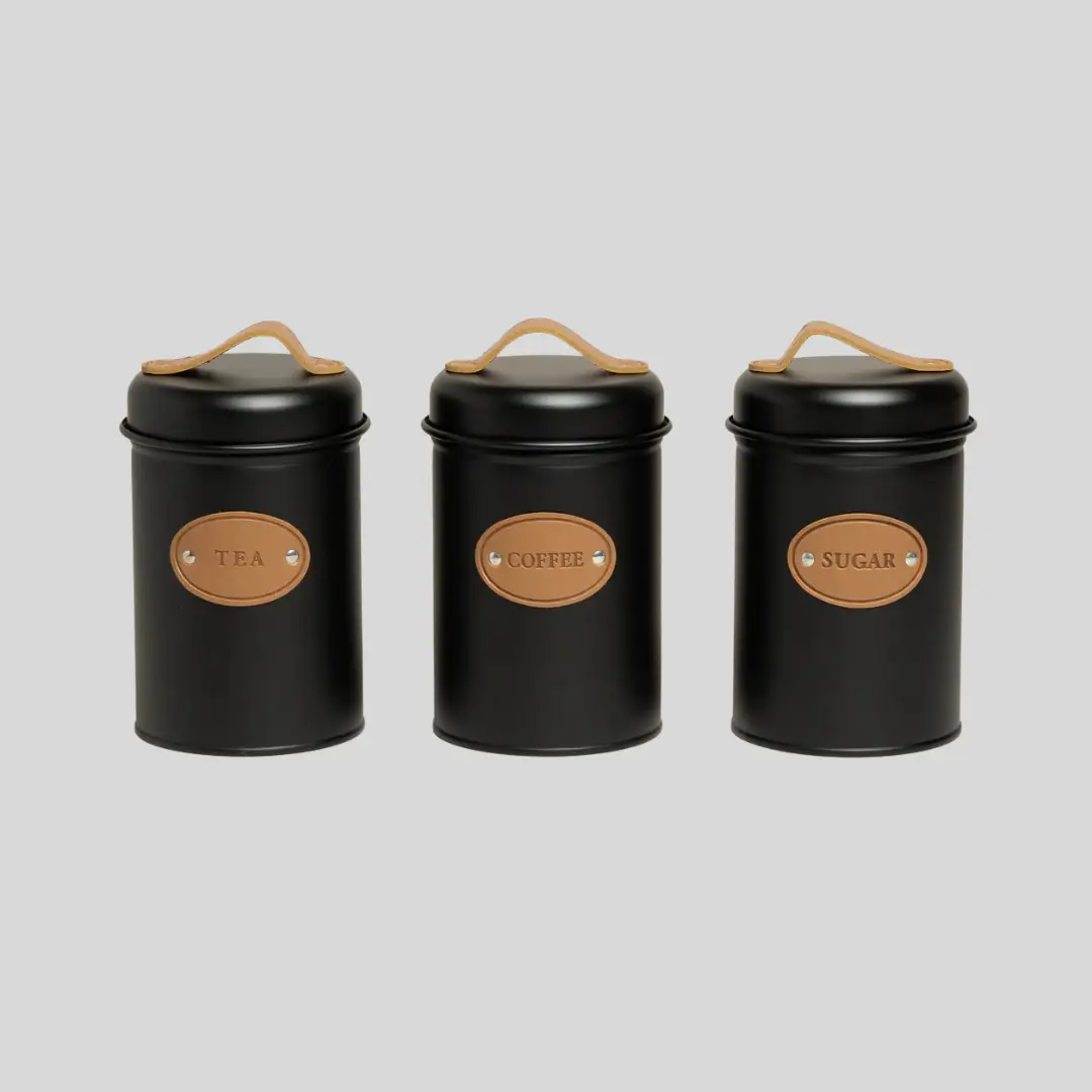 Frasco Metálico Coreen set x 3