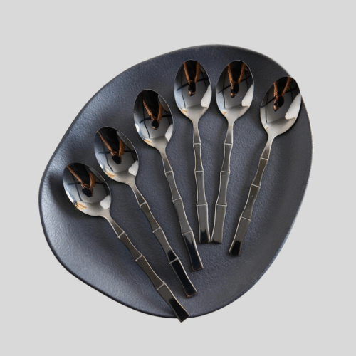 Set De 6 Cucharas Linea Bambu