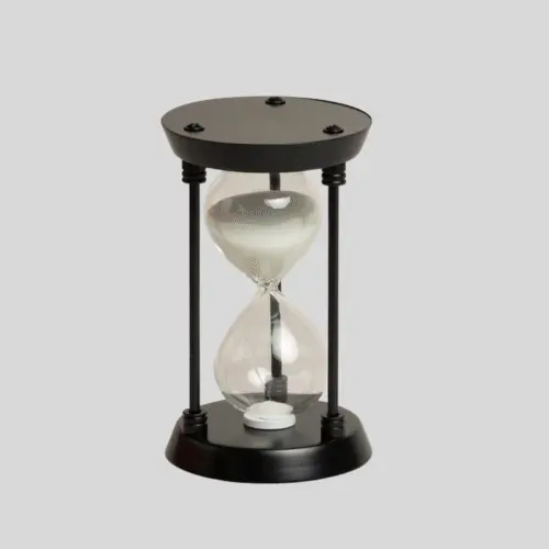 Reloj De Arena Metálico Relativity